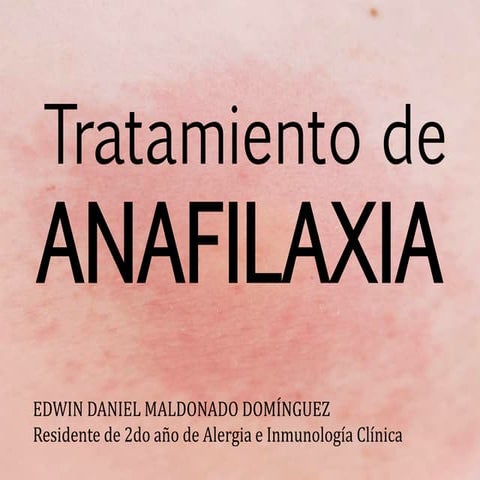 Tratamiento de Anafilaxia