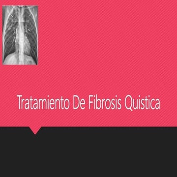 Tratamiento de fibrosis quistica