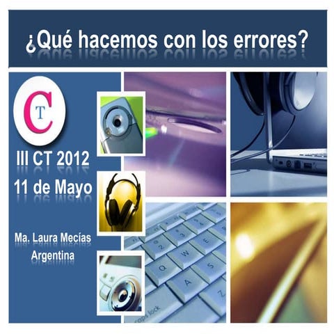 Tratamiento del error - Español como Lengua Extranjera