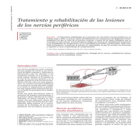 Tratamiento y rehabilitacion de las lesiones