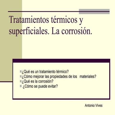 Tratamintos térmicos