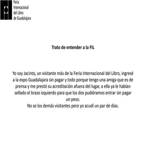 Trato De Entender A La Fil