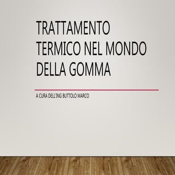Trattamento termico