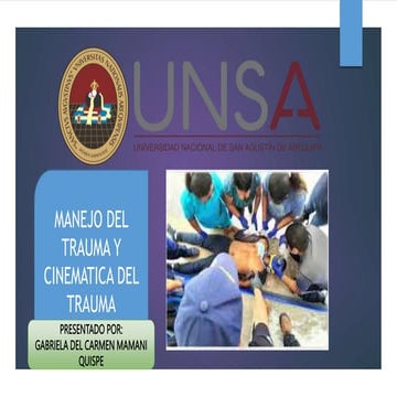 Cinematica del trauma | PDF