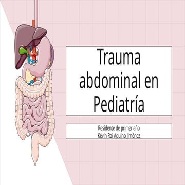 Trauma abdominal pediatrico, perlas.pptx
