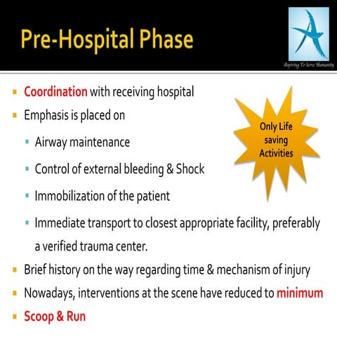 Trauma and critical care