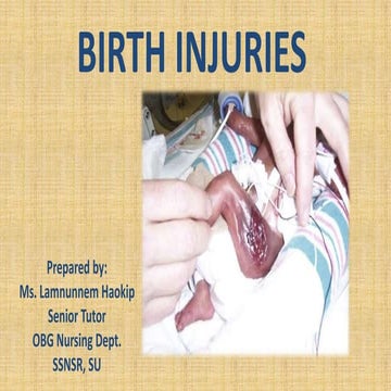 Birth Injuries