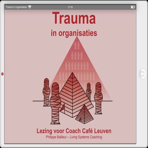 Trauma in organisaties - Lezing nav Coach Café Leuven