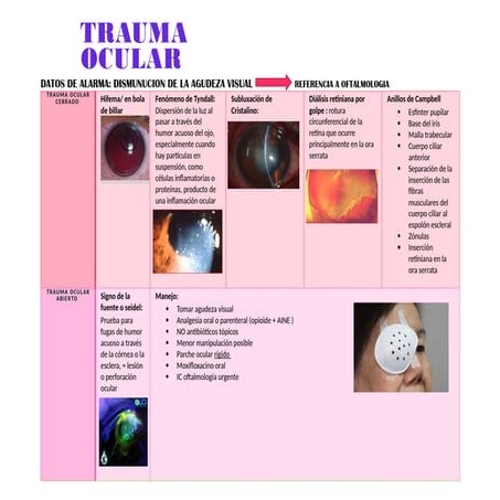 TRAUMA OCULAR. trauma ocular, trauma ocular, truma ocular | DOCX