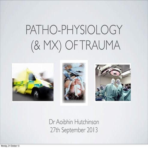 Trauma pathophysiology