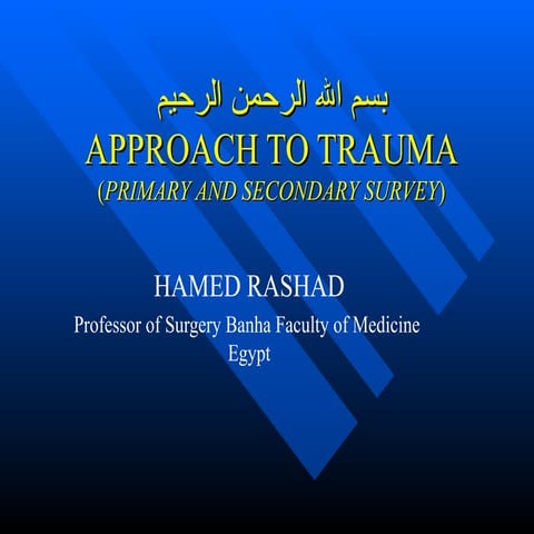 Trauma | PPTX