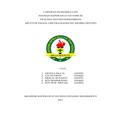 TRAUMA SISTEM PERKEMIHAN 