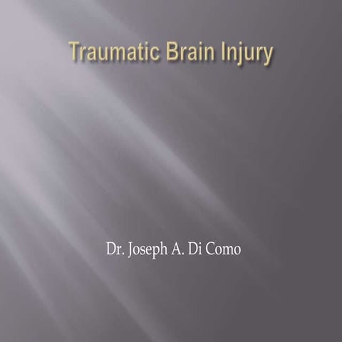 Traumatic brain injury: A brief review of treatment
