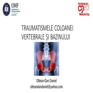 traumatismele bazinului la pacientul ortopedic