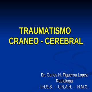 Traumatismo  Craneo   Cerebral Radi...