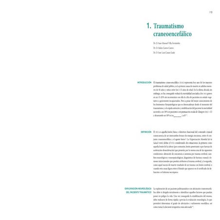 Traumatismo craneoencefálico