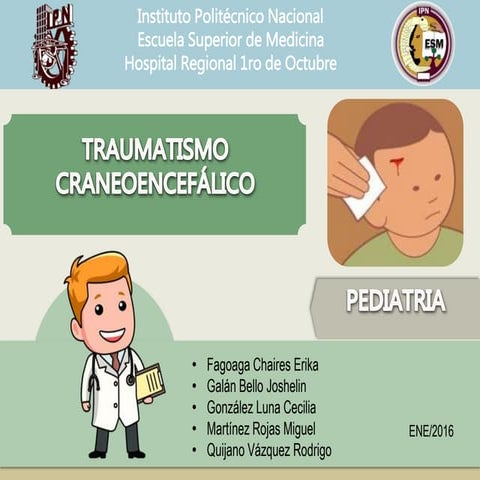 Traumatismo craneoencefálico