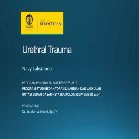 Urethral Trauma