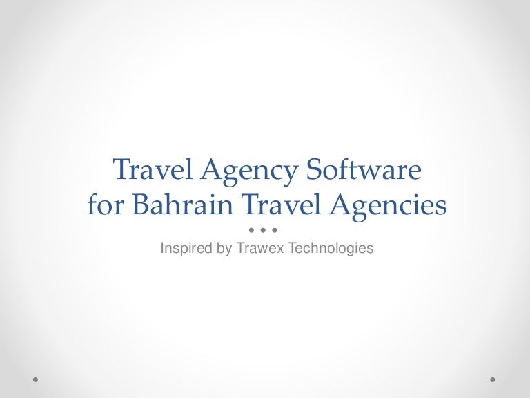 Travel Agency Software for Bahrain Travel Agencies