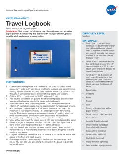 NASA Travel LogBook