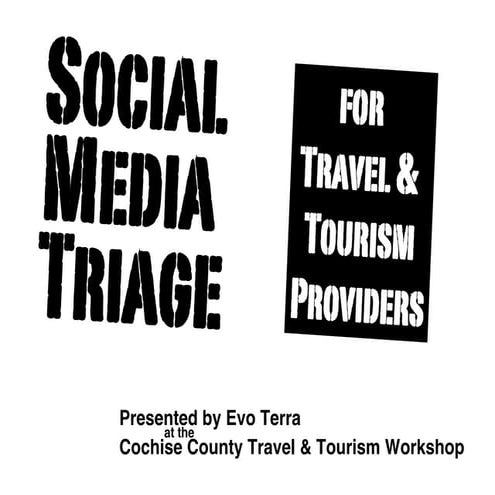 Social Media for the Travel and Tourism industry