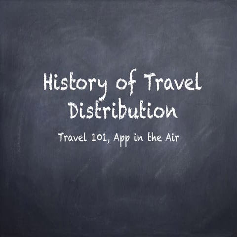 Travel 101 - On Distribution