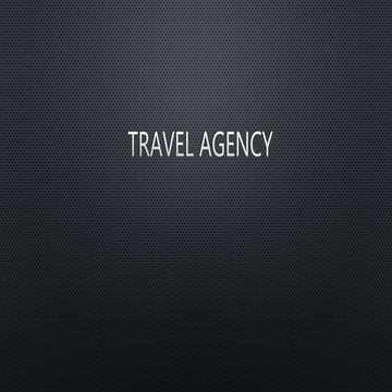 Travel agency