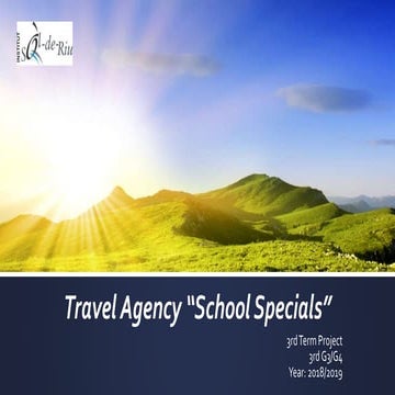 Travel agency project