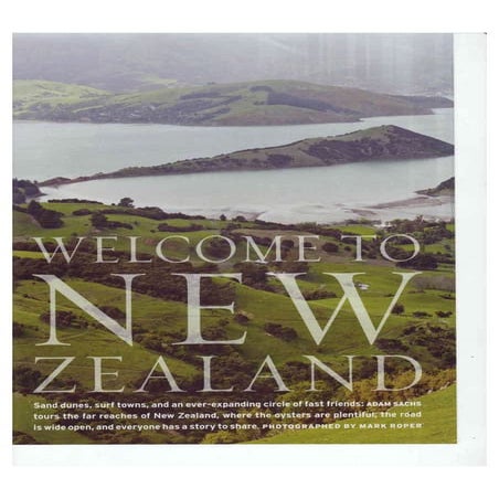 Traveland and Leisure Jan 2010 - Otahuna Luxury Lodge New Zealand 