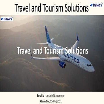 Travel and Tourism Solutions | Tour and Travel Management