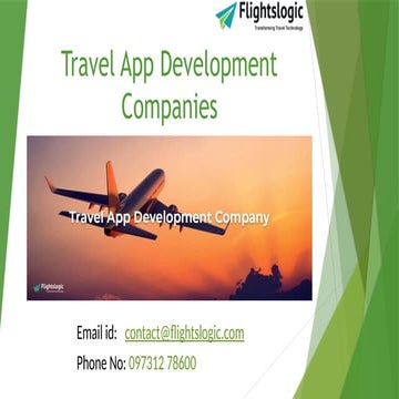 Travel  App  Development  Companies.pptx