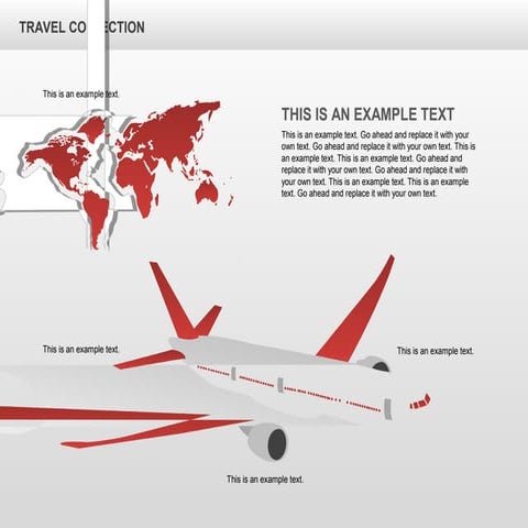 Travel Diagrams for PowerPoint by PoweredTemplate.com