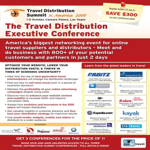 EyeforTravel - Travel Distribution Executive Conference (2008)