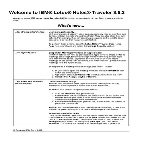 Traveler preview guide