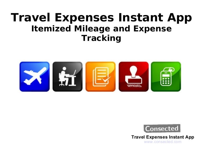 travel expenses itemized mileage