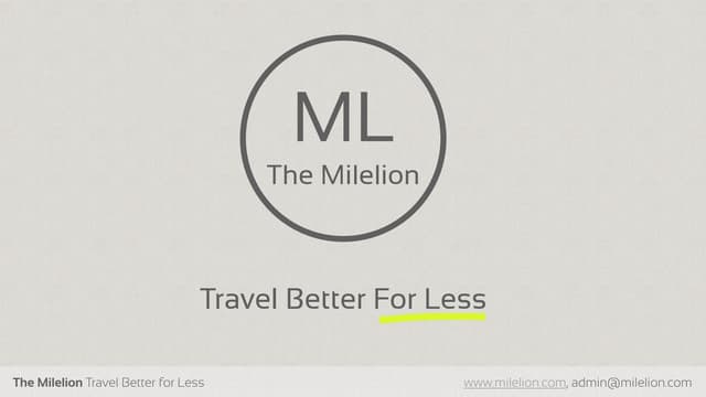 Travel hacking presentation