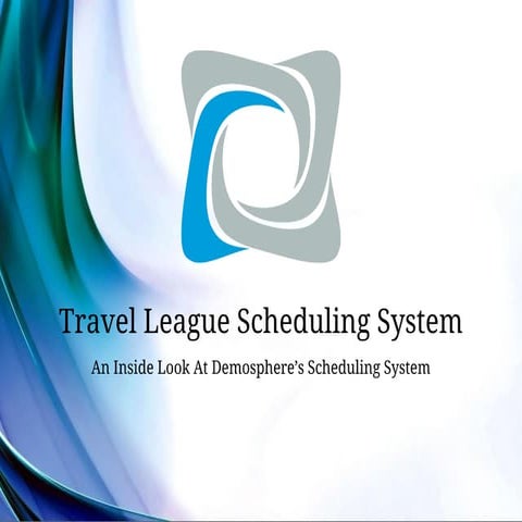 Travel League Scheduling Slideshow