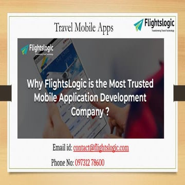 Travel Mobile Apps | Mobile App Development Company