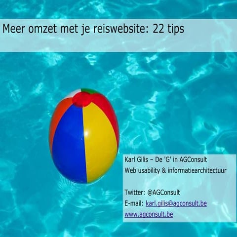 Meer omzet met je reiswebsite: 22 tips
