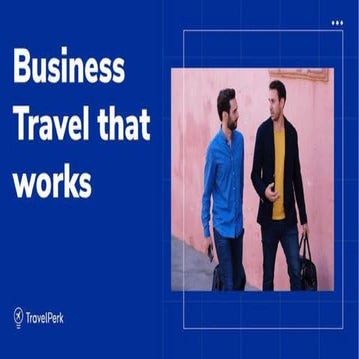 Travelperk Pitch Deck