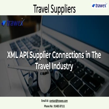 Travel Supplier API Integration | XML Booking Engine | PPTX