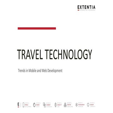 Travel Technology -- The Travel Industry is Going Mobile 