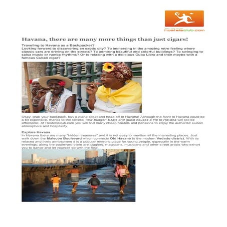 Travel tips for havana