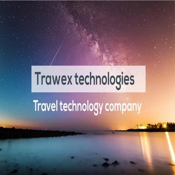 Trawex Technologies ppt