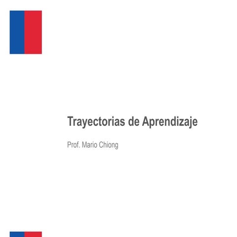 Trayectorias de aprendizaje