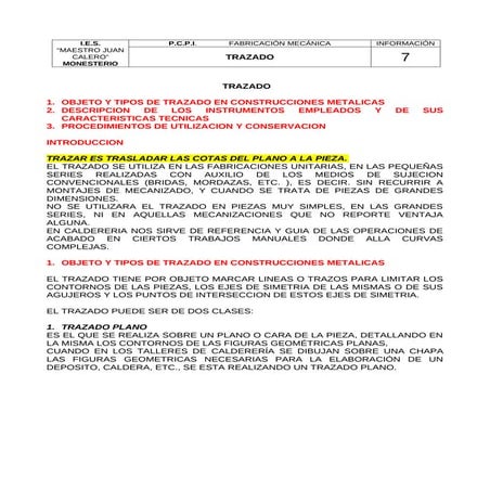 Trazado | PDF