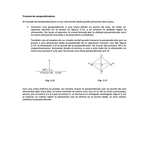 Trazo de perpendiculares y paralelas
