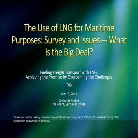Trb maritime lng fuel  ver. 2.0