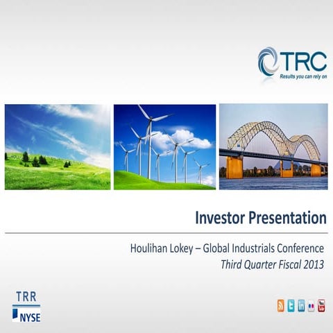 Trc investor presentation 05 13 final