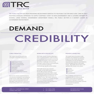 TRC Public Sector Brochure